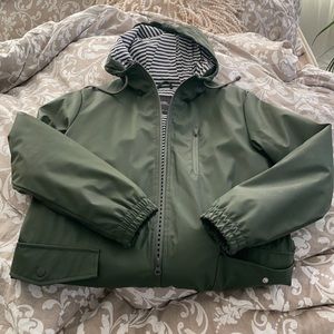 Women Zara rain jacket size s